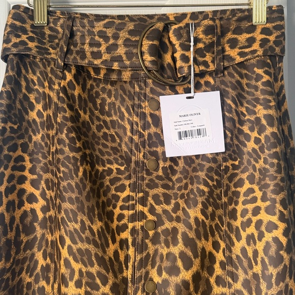 Marie Oliver Animal Print Midi Skirt - Picture 2 of 4